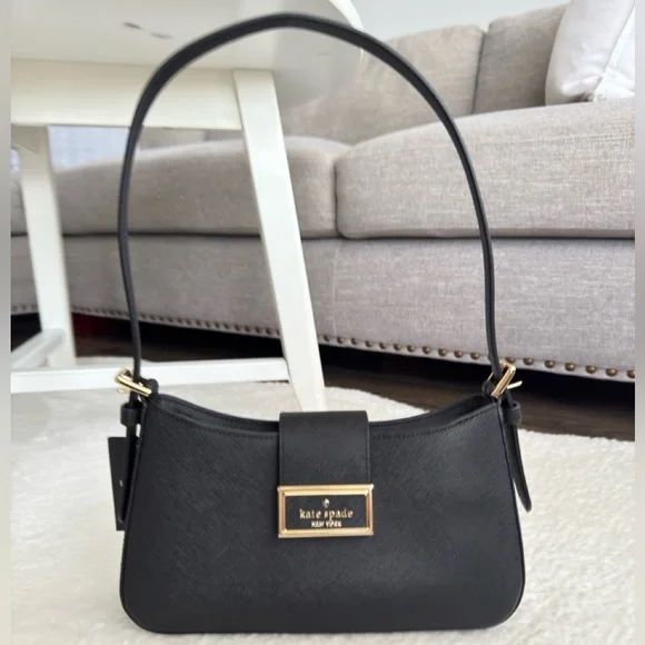 Kate Spade Elegant Black Shoulder Bag - Picture 4 of 14